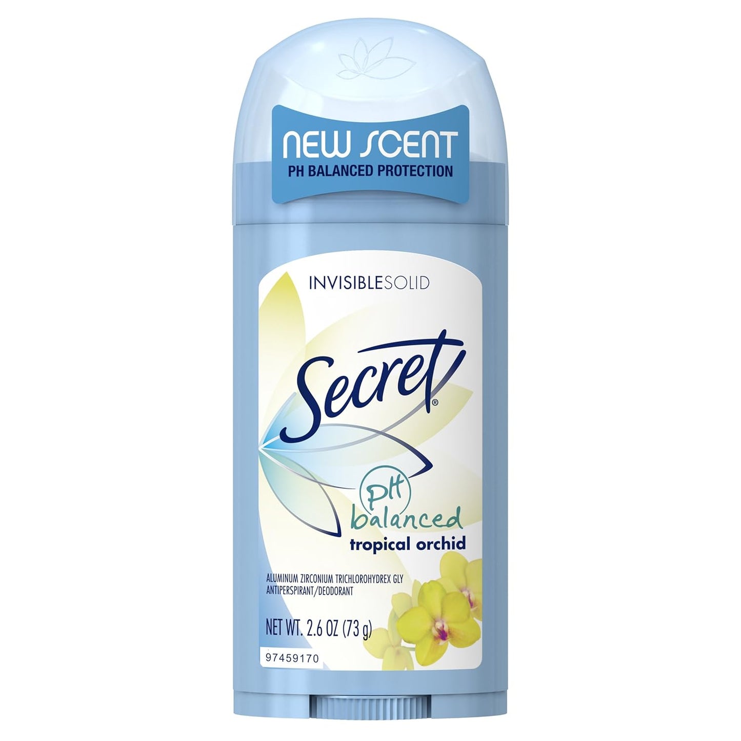 Antiperspirant and Deodorant for Women, 24Hr Sweat & Odor Protection, PH Balanced Protection, Gentle on Skin, Invisible Solid, Clean Lavender Scent, 2.6 Oz (Pack of 2)