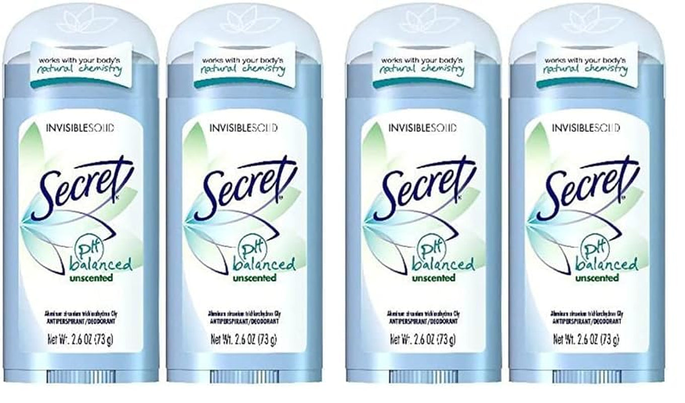 Antiperspirant and Deodorant for Women, 24Hr Sweat & Odor Protection, PH Balanced Protection, Gentle on Skin, Invisible Solid, Clean Lavender Scent, 2.6 Oz (Pack of 2)