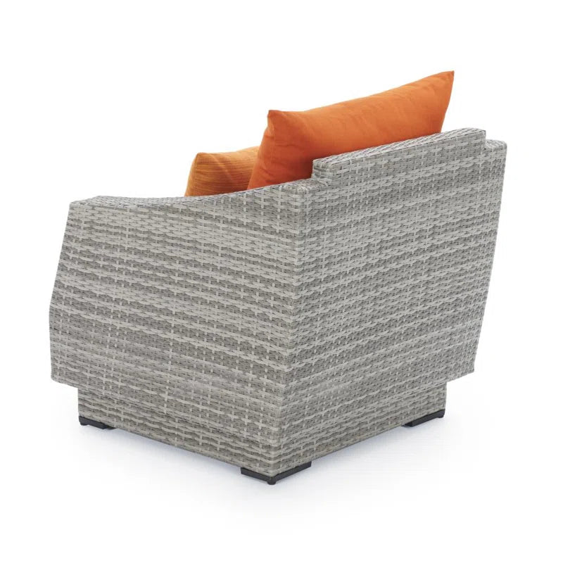 Fionnula 7 Piece Wicker Rattan Sofa Seating Group with Sunbrella Cushions