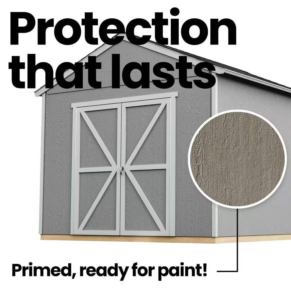 Do-It Yourself Astoria 12 Ft. X 20 Ft. Wood Garden Shed Storage with Smartside and Floor System Included (240 Sq. Ft.)