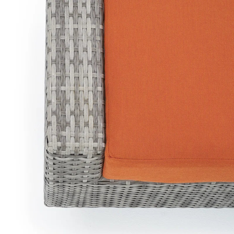 Fionnula 7 Piece Wicker Rattan Sofa Seating Group with Sunbrella Cushions