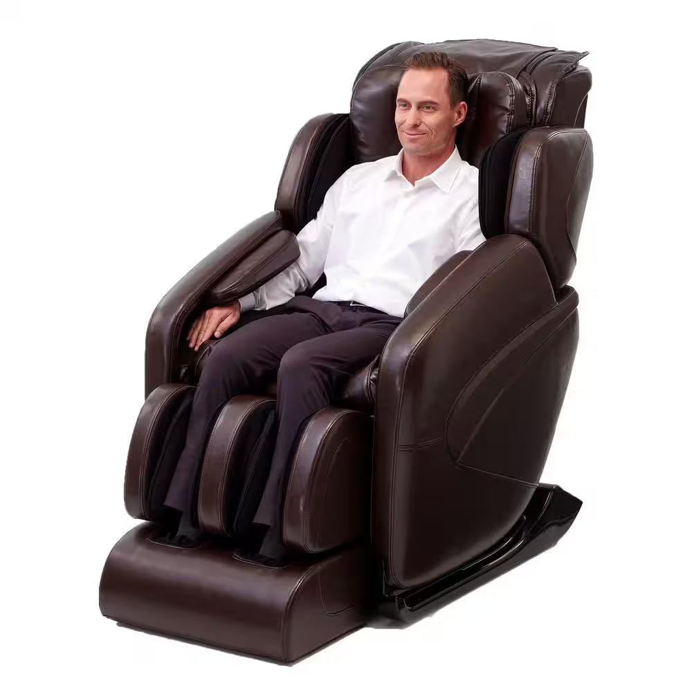 Jin Espresso Synthetic Leather SL Track Massage Chair
