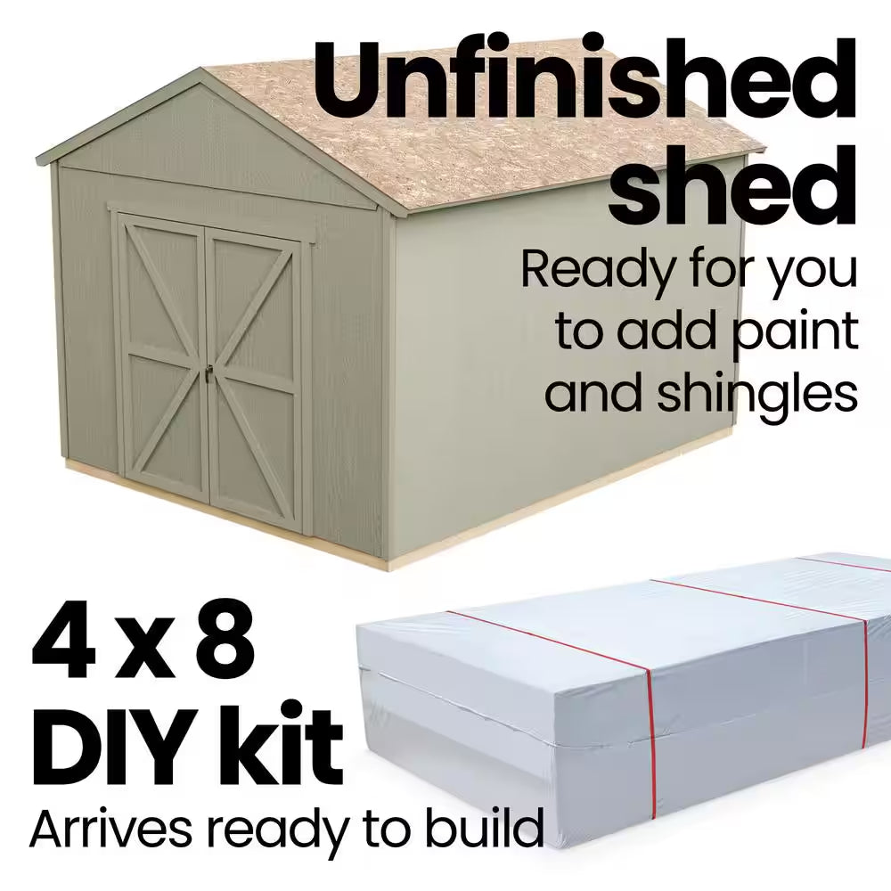 Do-It Yourself Astoria 12 Ft. X 20 Ft. Wood Garden Shed Storage with Smartside and Floor System Included (240 Sq. Ft.)
