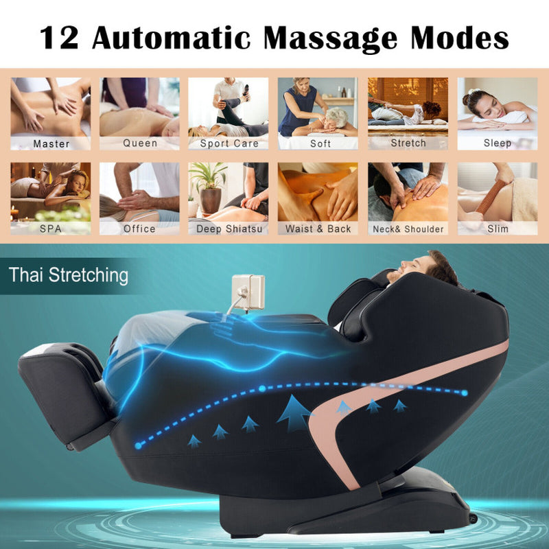 Enjoyment 13 - 3D Sl-Track Full Body Zero Gravity Massage Chair with Thai Stretch
