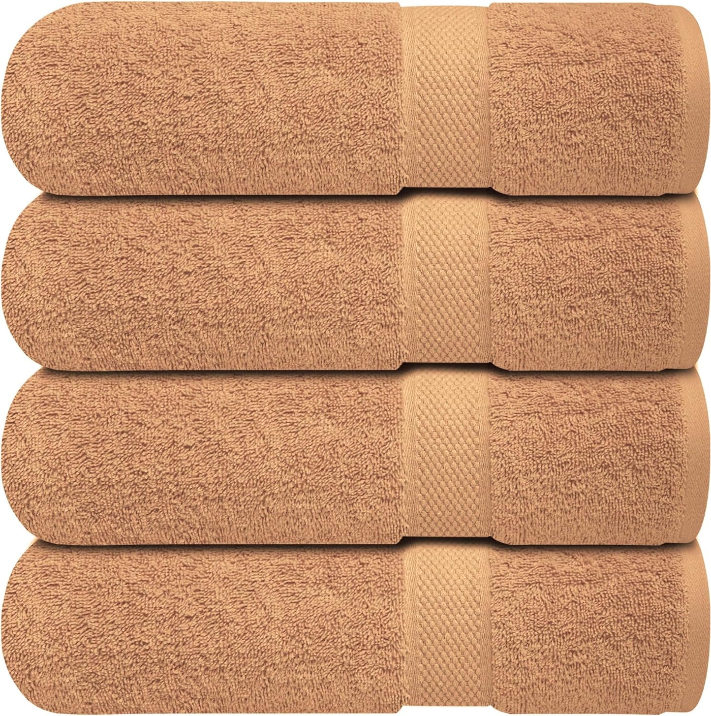 Luxury Wash Cloths for Showering [13X13] – 100% Cotton Washcloths [Pack of 12], Soft and Absorbent Face Towels for Bathroom Wash Clothes, Gym, and Spa (Brilliant White)