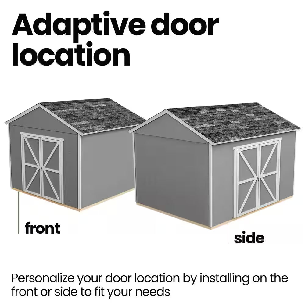 Do-It Yourself Astoria 12 Ft. X 20 Ft. Wood Garden Shed Storage with Smartside and Floor System Included (240 Sq. Ft.)