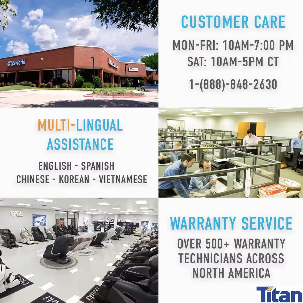 Jupiter XL Series Grey Faux Leather Reclining 3D Massage Chair with 3D L-Track, Bluetooth Speakers, XL Height Capacity