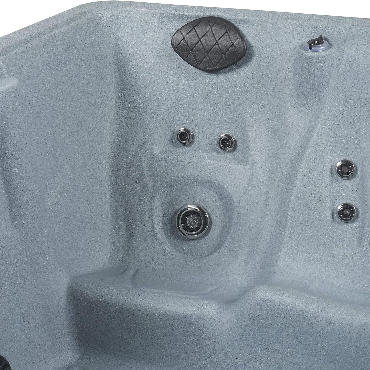 Trend 28-Jets Lounger Hot Tub Seats 5, Plug & Play, Gray, Rectangle, by