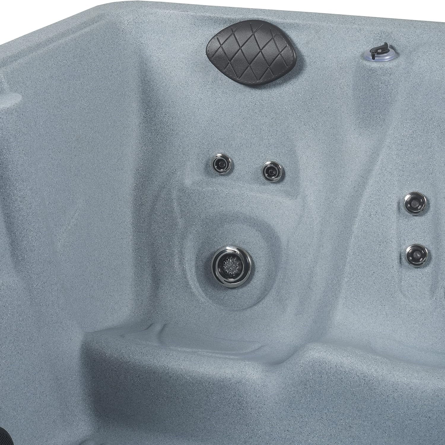 Trend 28-Jets Lounger Hot Tub Seats 5, Plug & Play, Gray, Rectangle, by