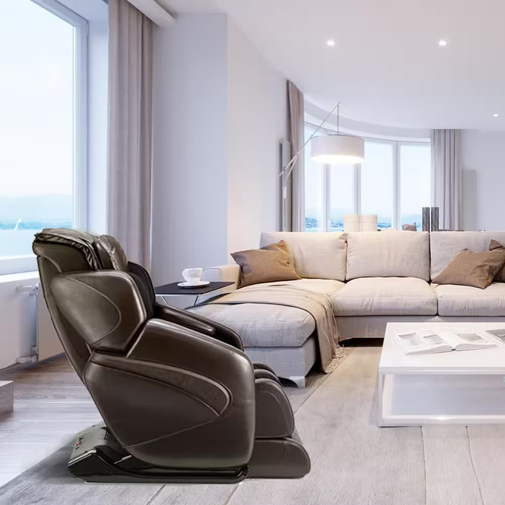Jin Espresso Synthetic Leather SL Track Massage Chair