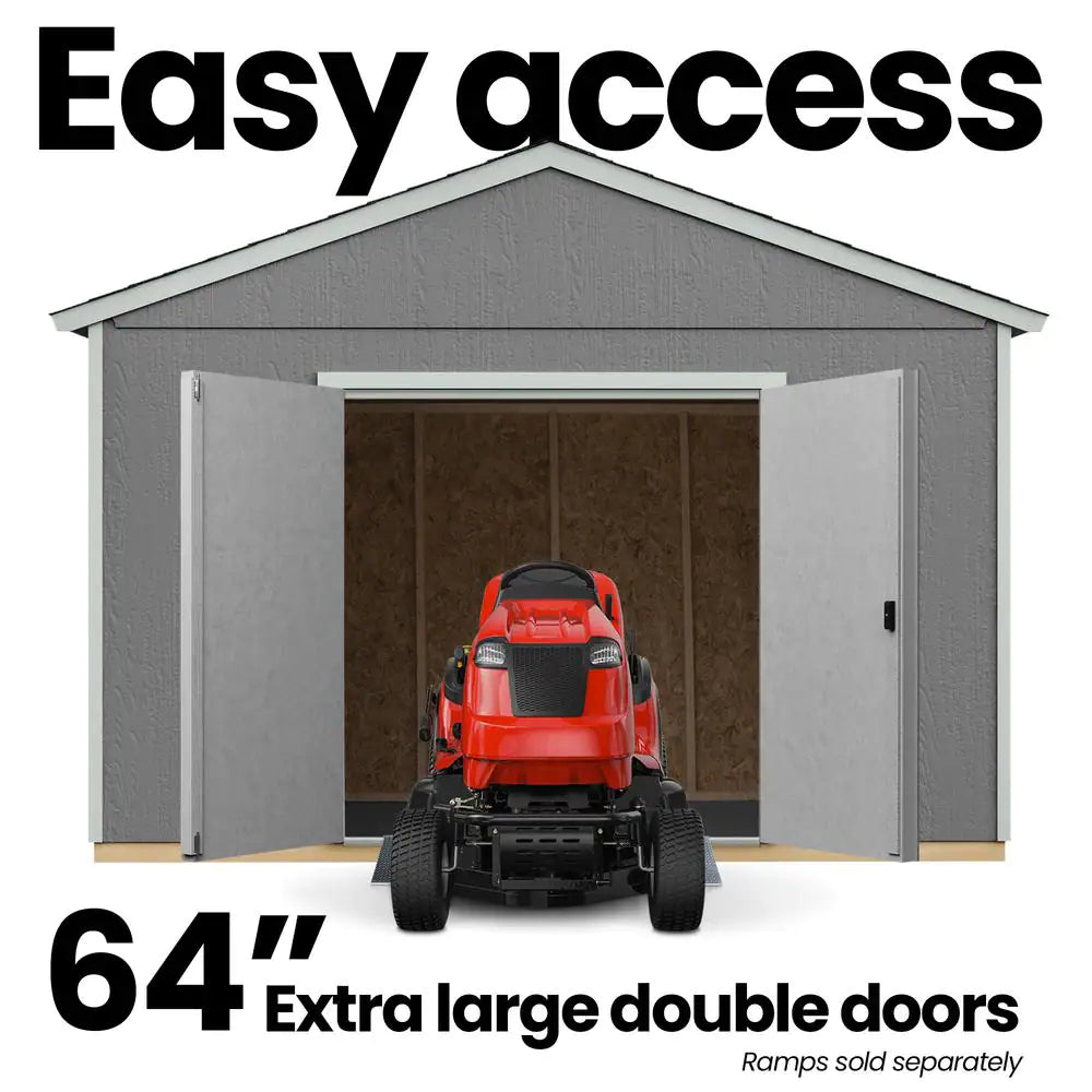 Do-It Yourself Astoria 12 Ft. X 20 Ft. Wood Garden Shed Storage with Smartside and Floor System Included (240 Sq. Ft.)