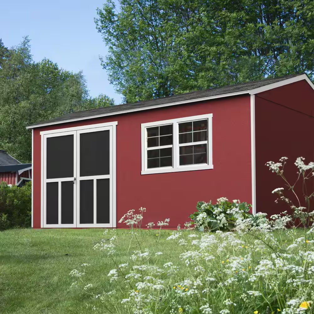 Do-It Yourself Astoria 12 Ft. X 20 Ft. Wood Garden Shed Storage with Smartside and Floor System Included (240 Sq. Ft.)