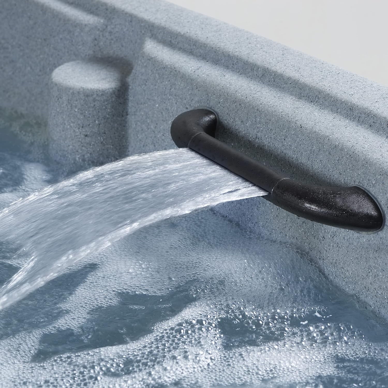 Trend 28-Jets Lounger Hot Tub Seats 5, Plug & Play, Gray, Rectangle, by